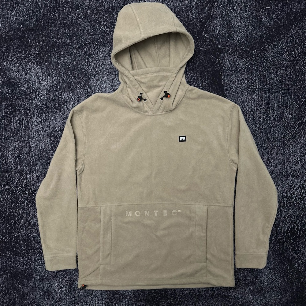 Montec Delta Fleece Hoodie Men Sand SIZE M